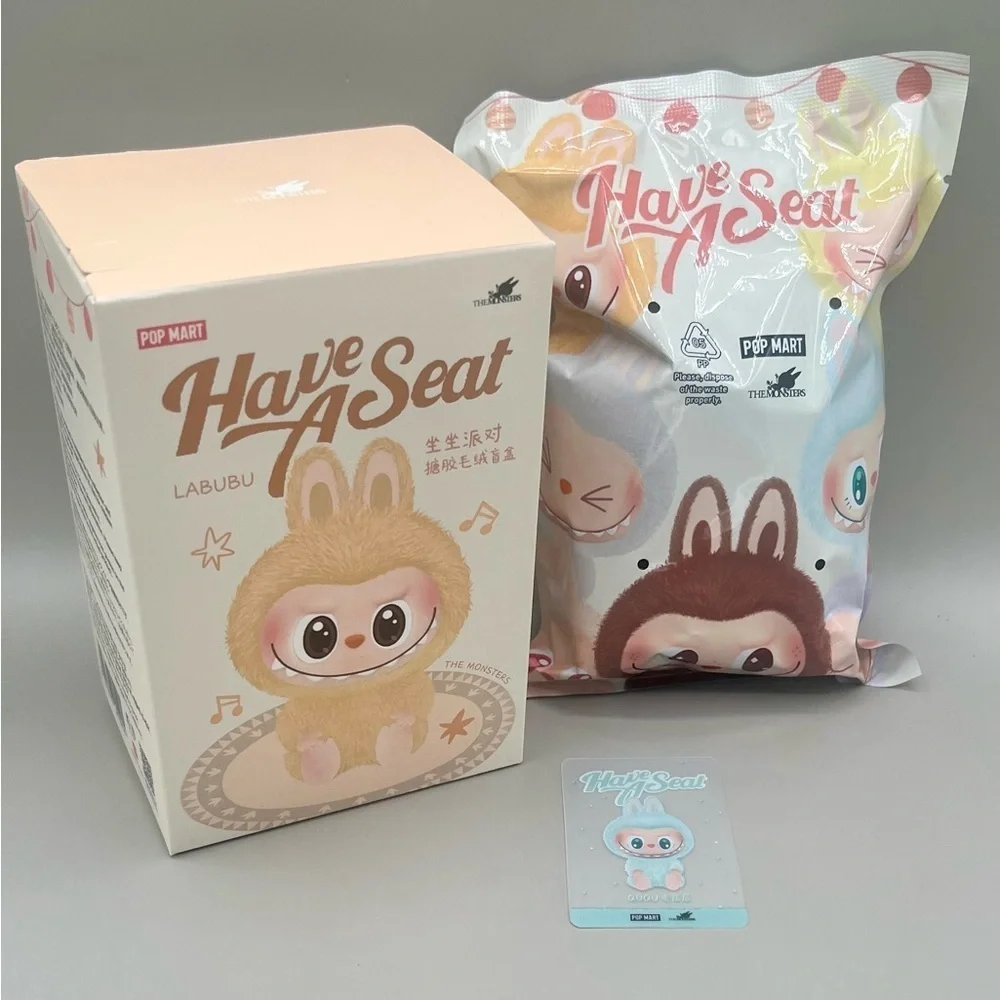 Pop Mart QUQU The Monsters LABUBU Have A Seat Series Sealed Authentic NEW